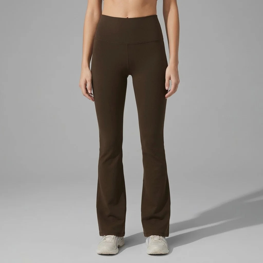Pantalon de Yoga Évasé Taille Haute Alo