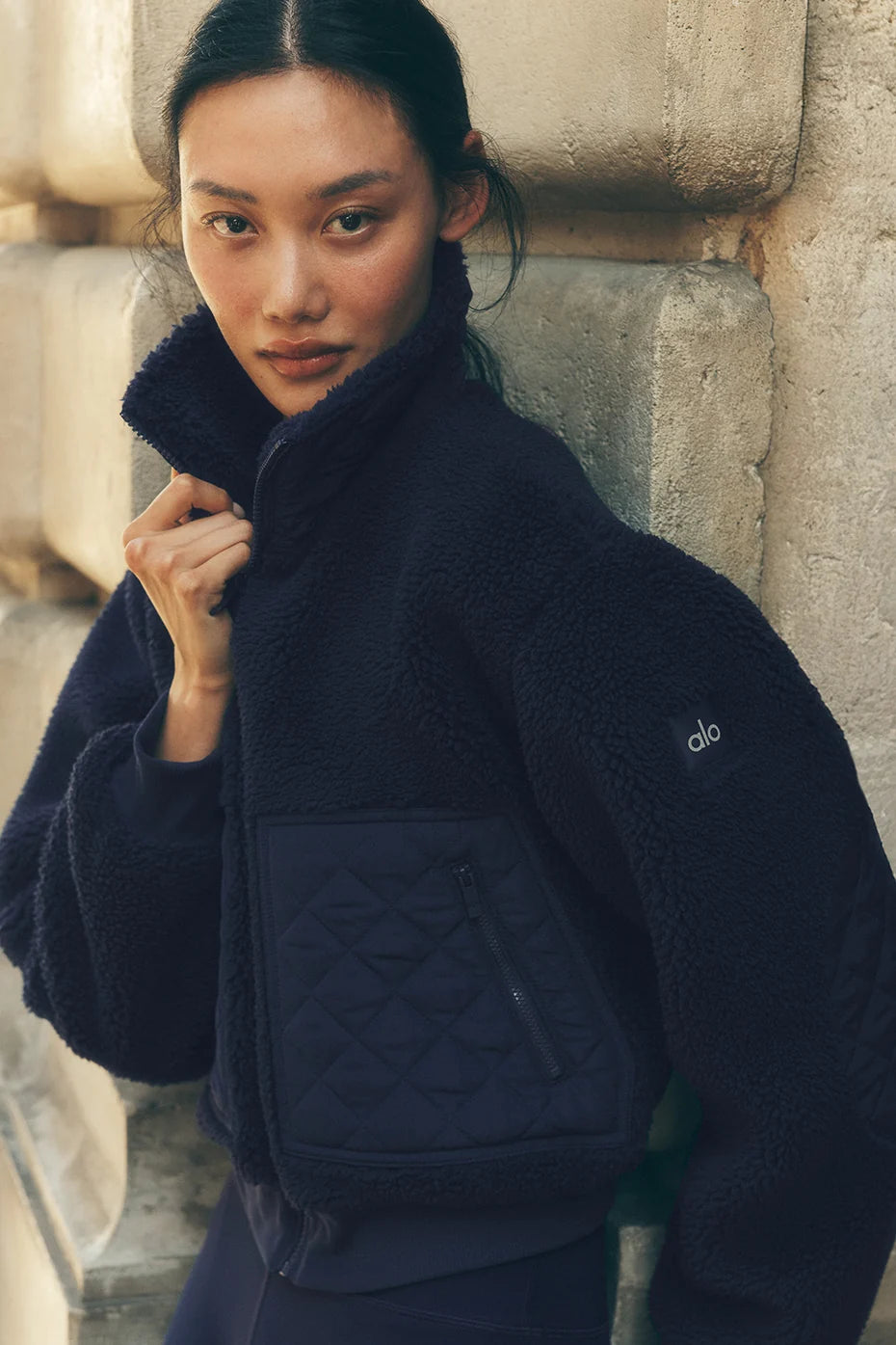 Alo Sherpa Edge Bomber Jacket