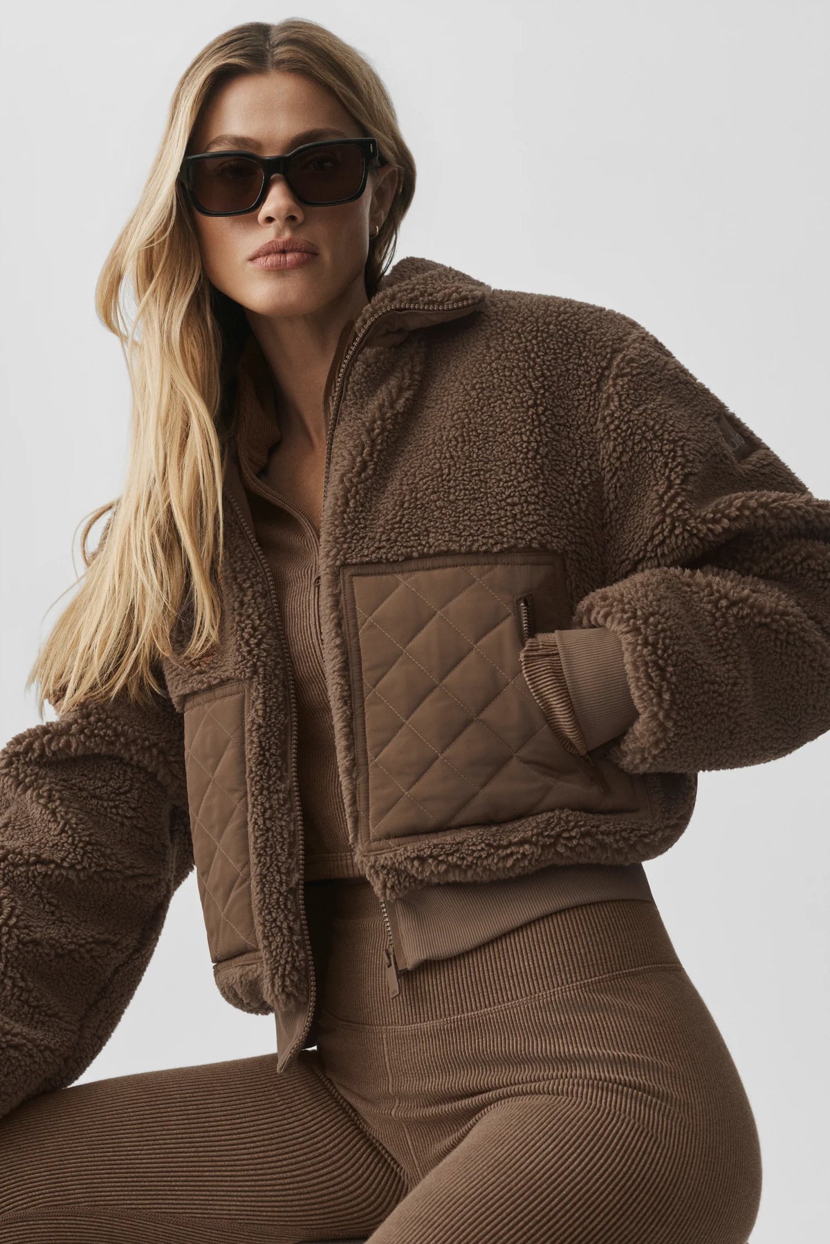 Alo Sherpa Edge Bomber Jacket