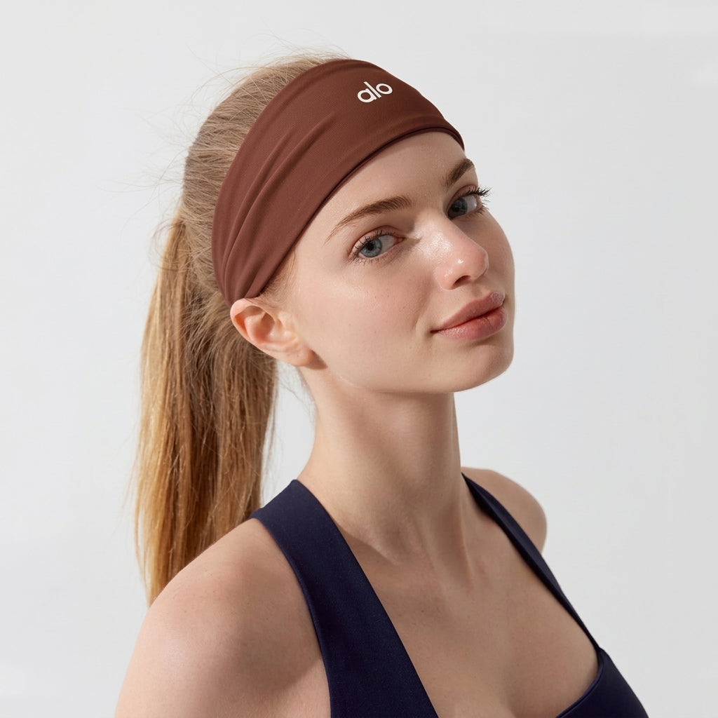 Breites Alo Yoga Sport-Stirnband