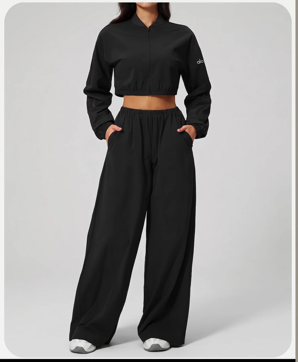 Alo Breezy Long Hoodie-Set