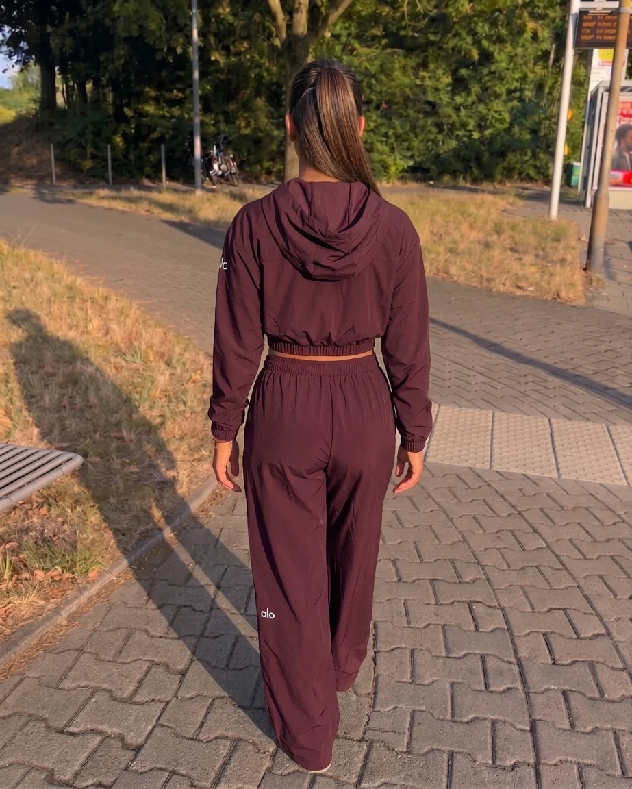 Alo Breezy Long Hoodie-Set
