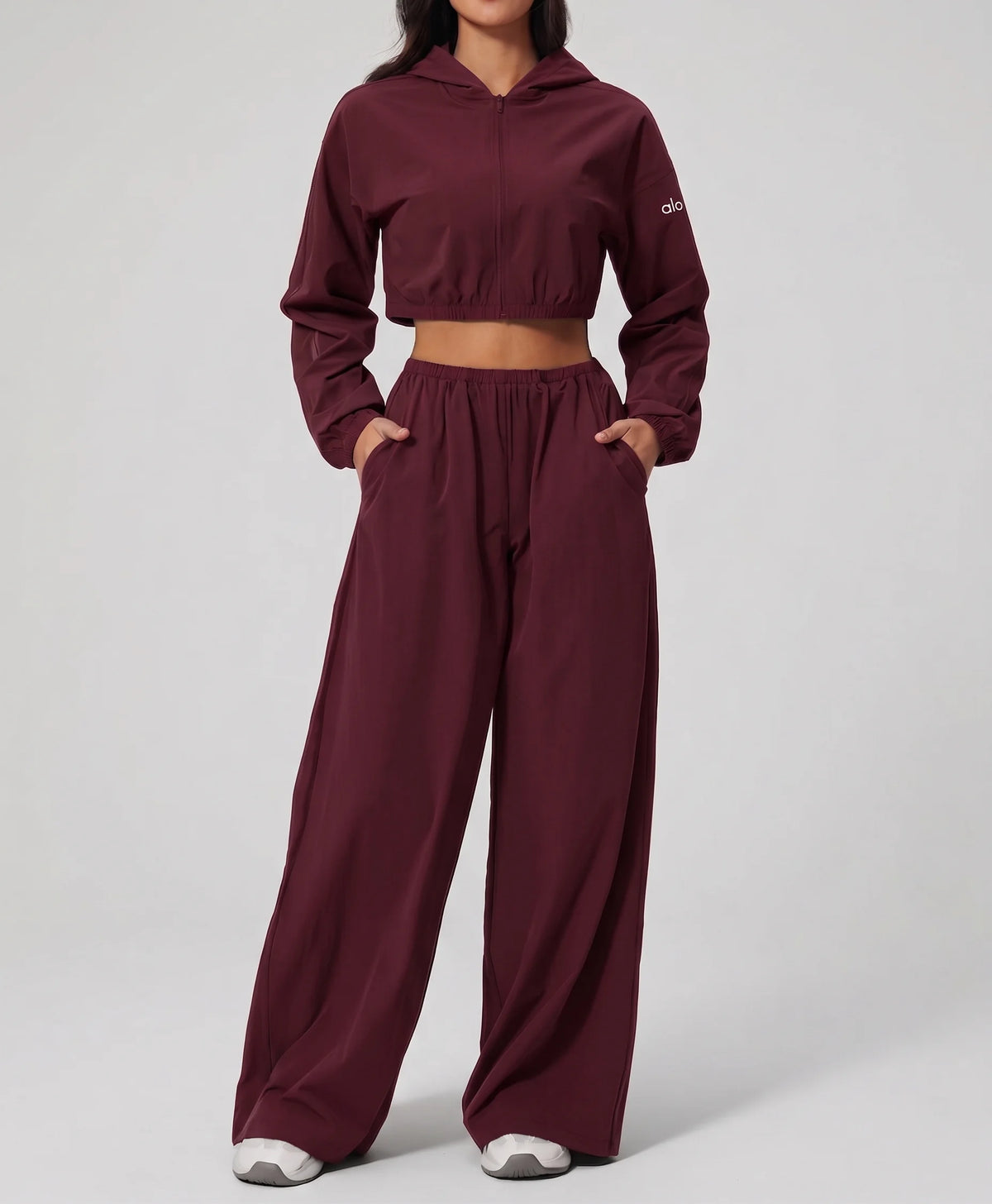 Alo Breezy Long Hoodie-Set