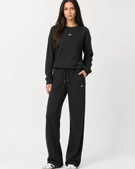 Ensemble noir pull et pantalon - Collection Signature Nuluyafit