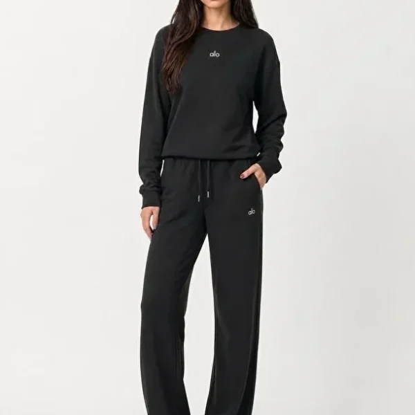 Ensemble noir pull et pantalon - Collection Signature Nuluyafit