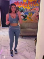 Ensemble 2 pièces noir Collection Linear - Nuluyafit