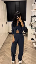 pantalon classique alo yoga bleu