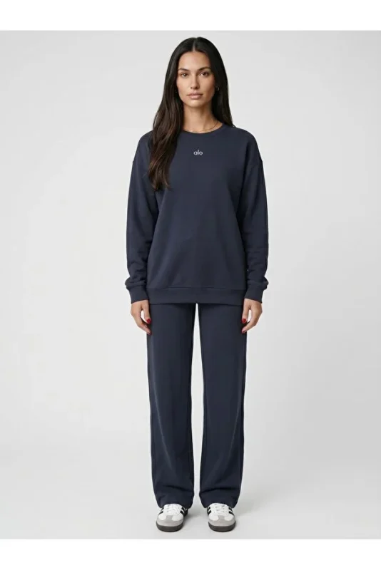 Ensemble noir pull et pantalon - Collection Signature Nuluyafit