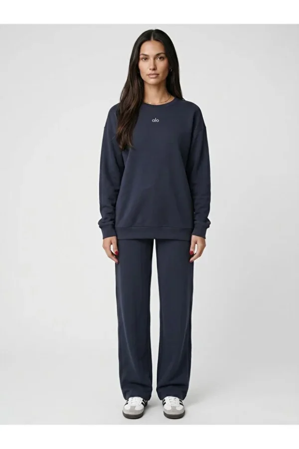 Ensemble noir pull et pantalon - Collection Signature Nuluyafit