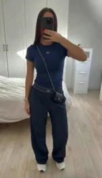 tshirt haut alo yoga bleu